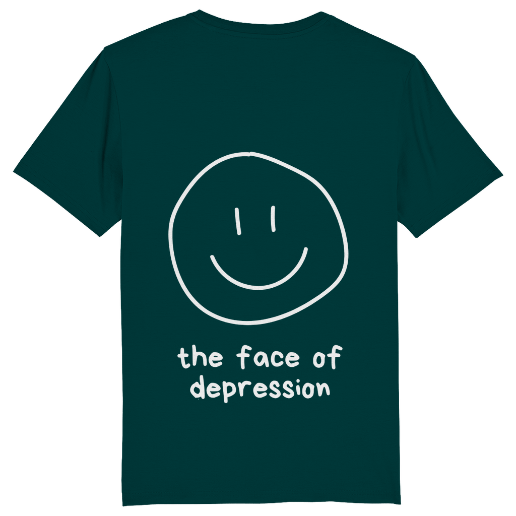 Slim T-Shirt *the face of depression*