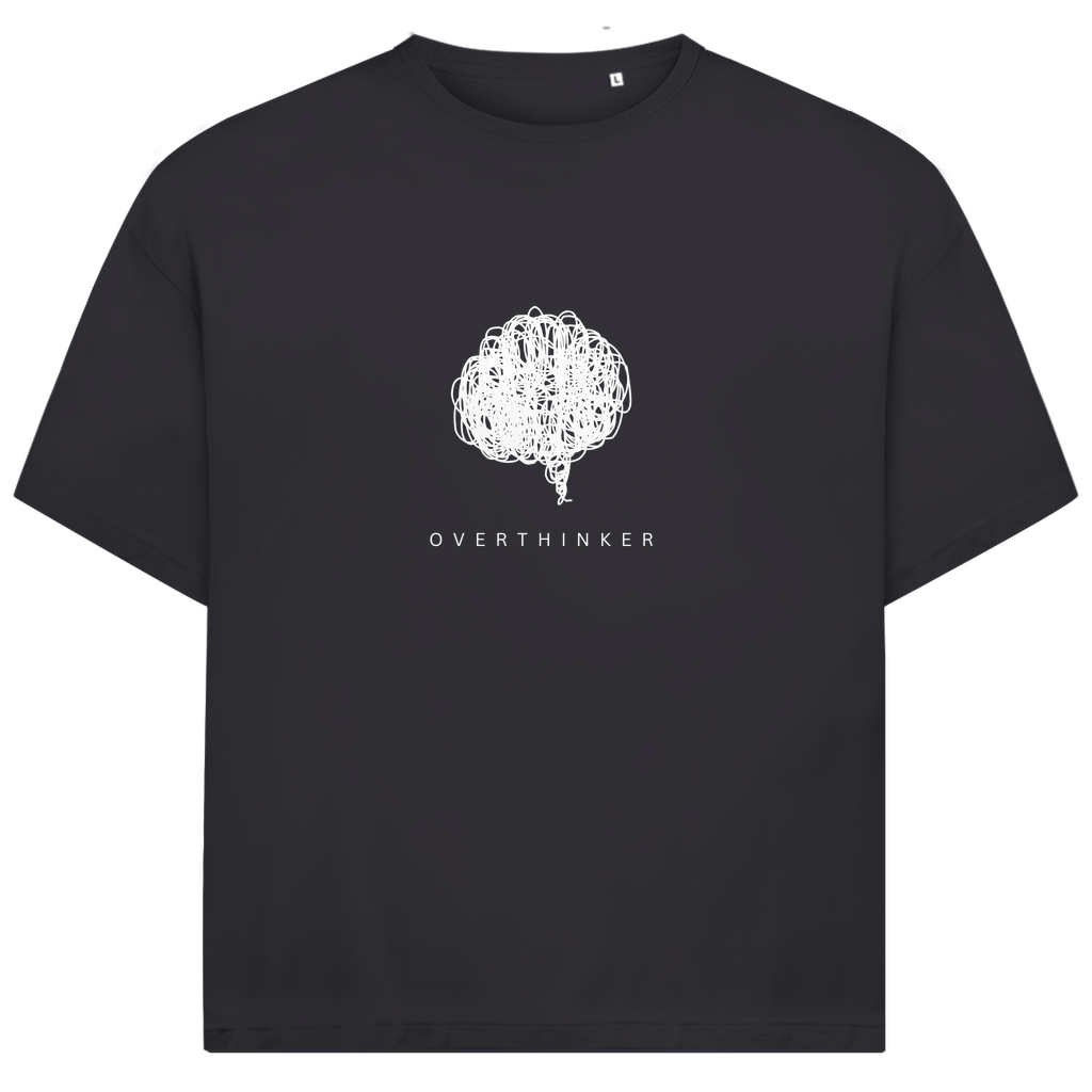Jack and Jones Oversize T-Shirt overthinker dezent schwarz