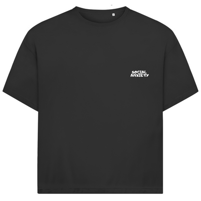 Oversize T-Shirt *Angst* Front Logo klein