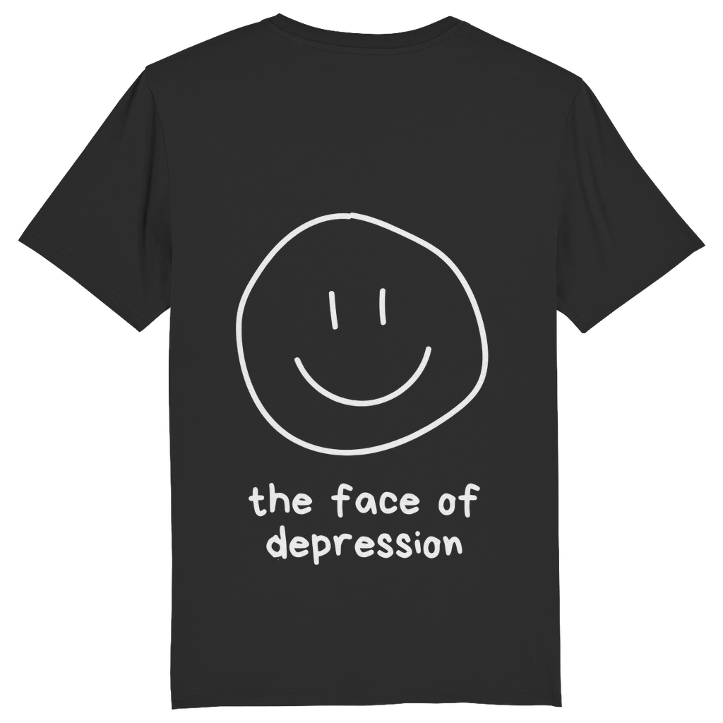 Slim T-Shirt *the face of depression*