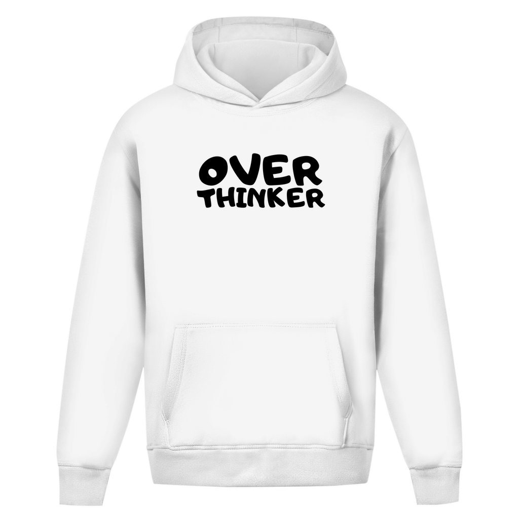 Oversize Hoodie Ohne Kordel overthinker neu