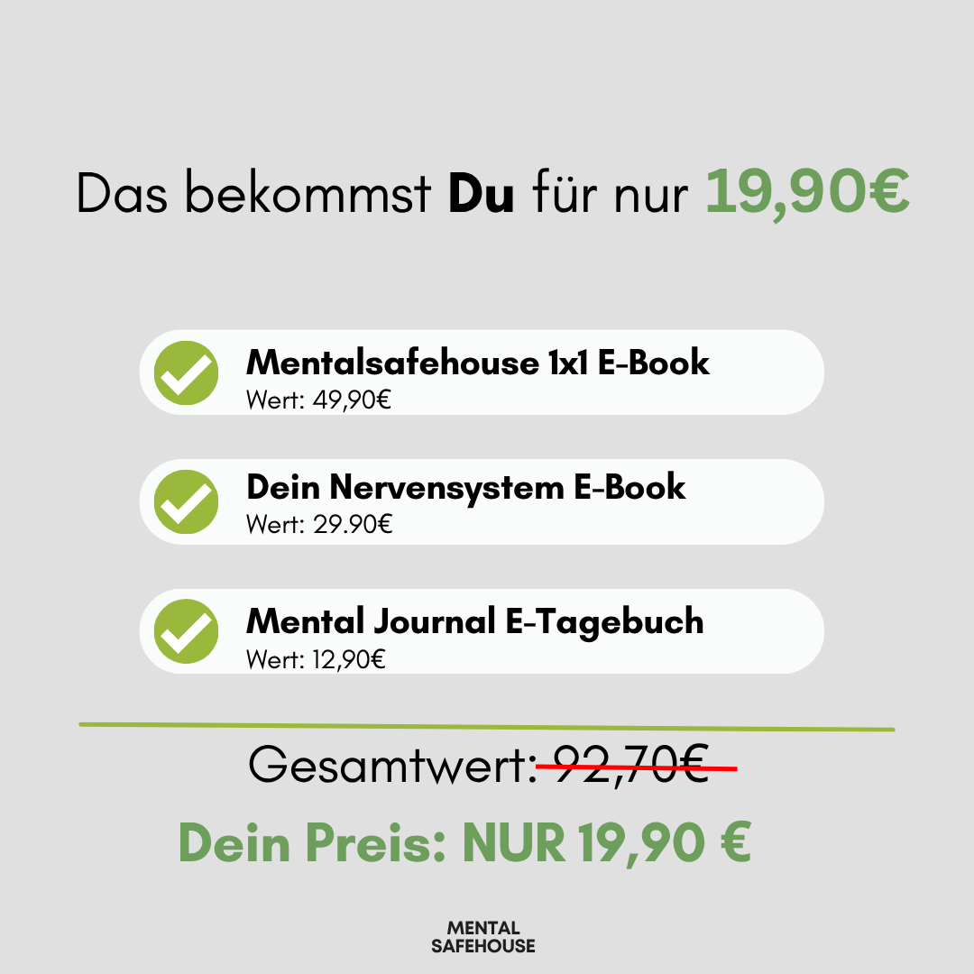 1x1 Mentalsafehouse Ratgeber E-Book Bundle