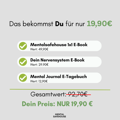 1x1 Mentalsafehouse Ratgeber E-Book Bundle