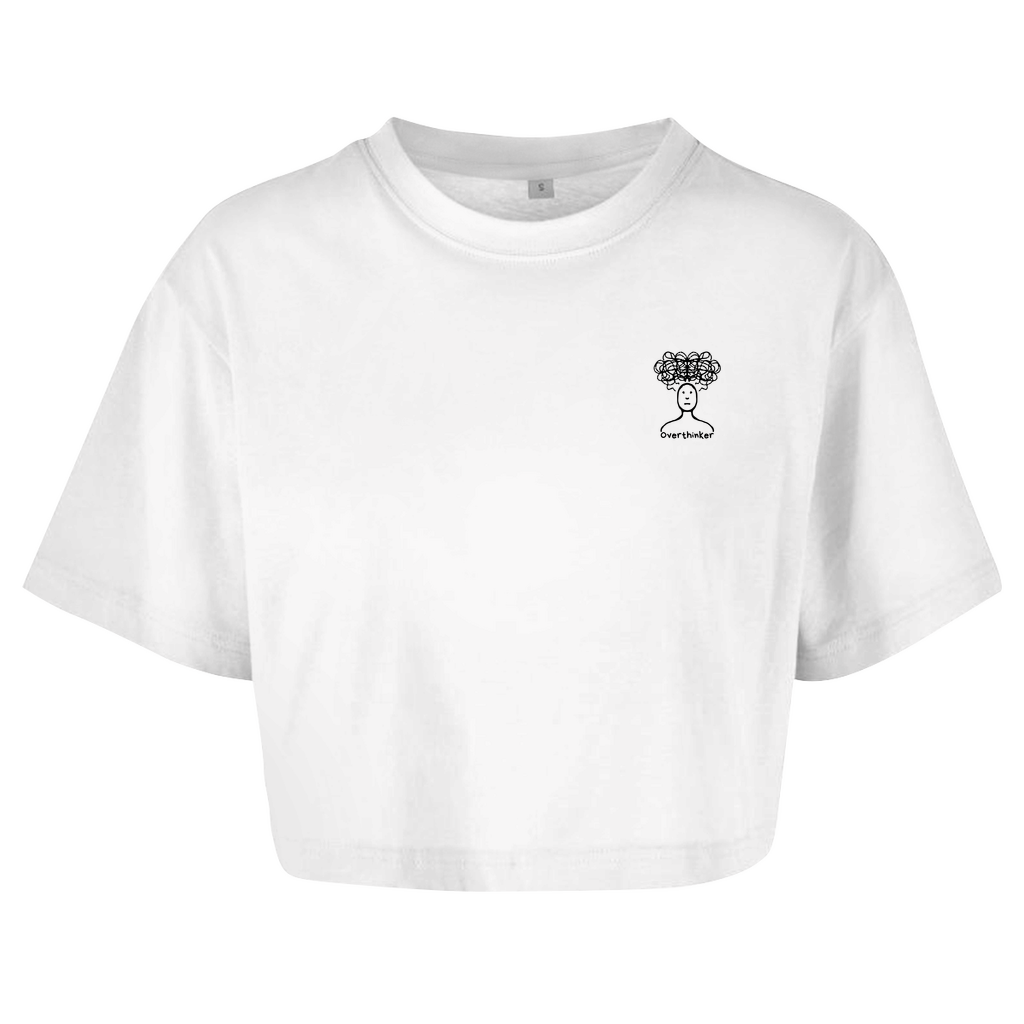 Damen Crop-Top *Overthinker-Head*