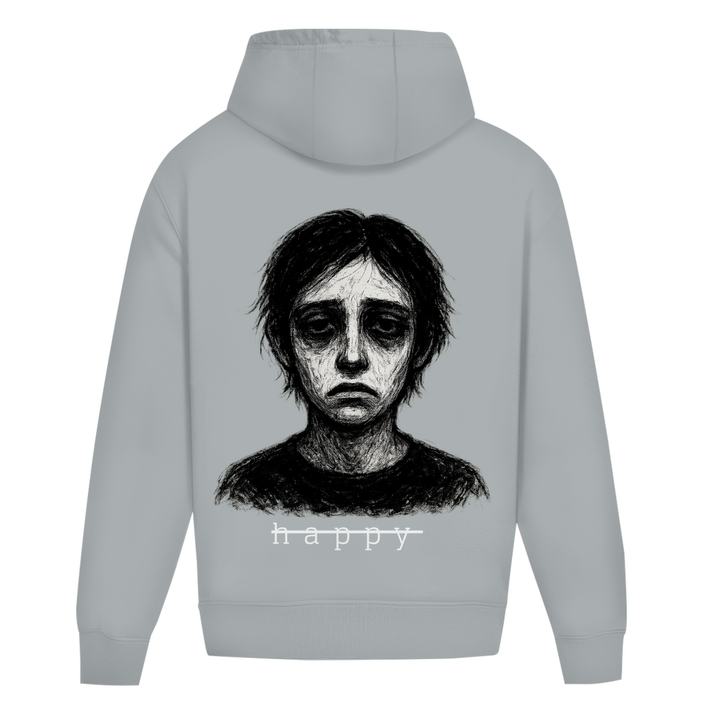 Oversize Hoodie Ohne Kordel SIG. unhappy