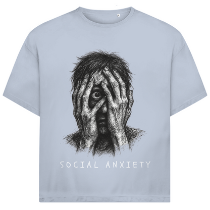 Oversize T-Shirt *Social Anxiety* Front Logo
