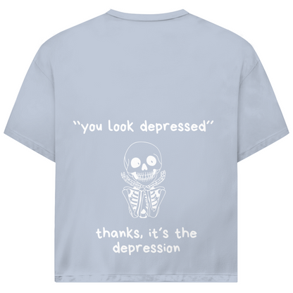 Oversize T-Shirt *you look* Back Logo