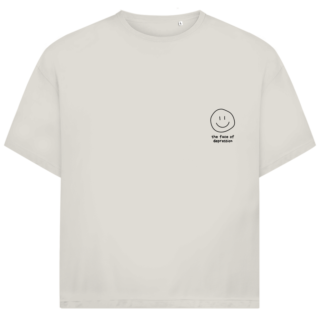 Oversize T-Shirt the *face of depression*