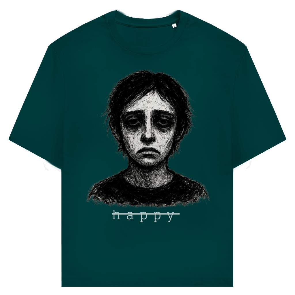 Unisex SlimT-Shirt SIG. unhappy