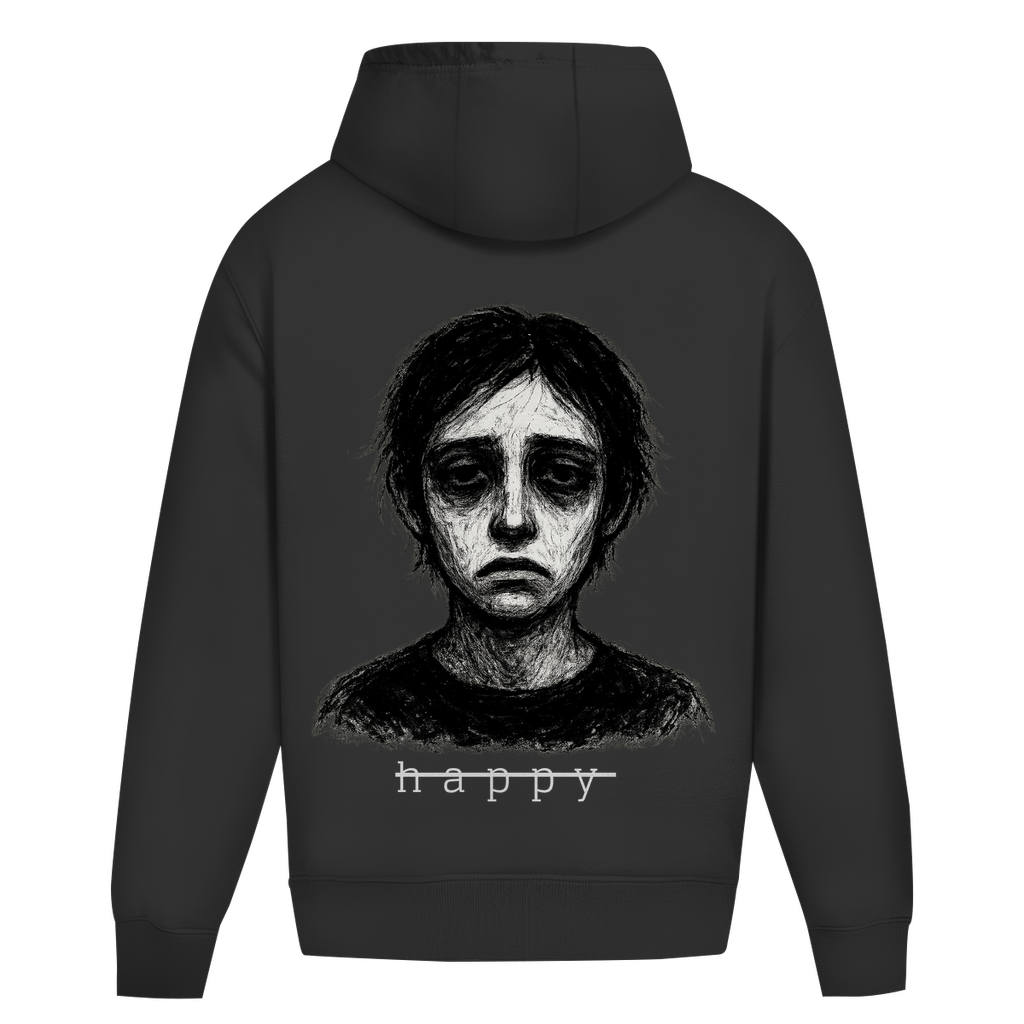 Oversize Hoodie Ohne Kordel SIG. unhappy