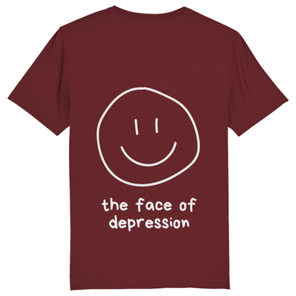 Slim T-Shirt *the face of depression*