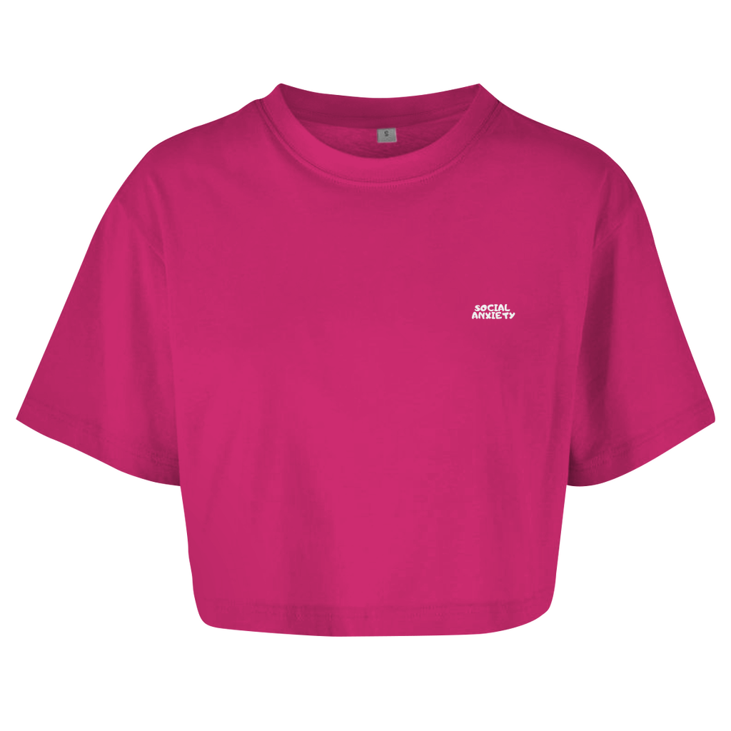 Damen Crop-Top *Social Anxiety*