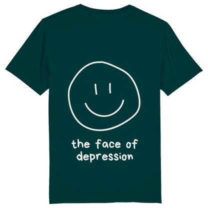 Slim T-Shirt *the face of depression*