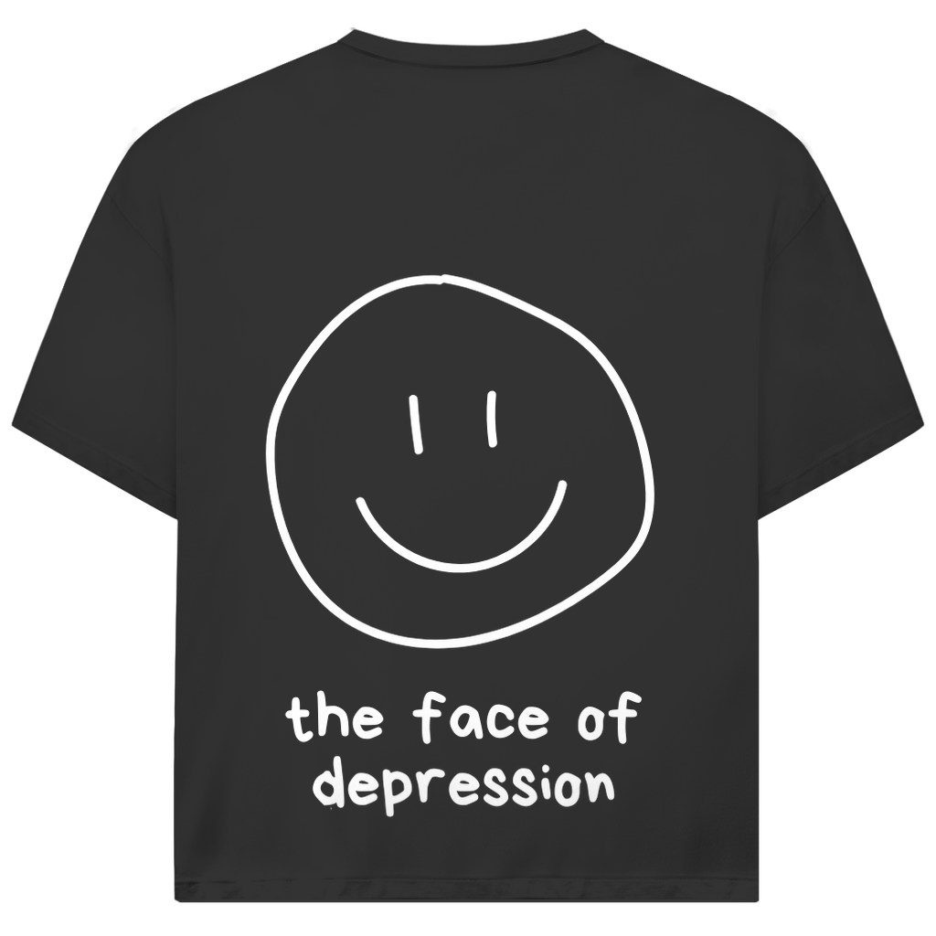 Oversize T-Shirt *the face of depression*