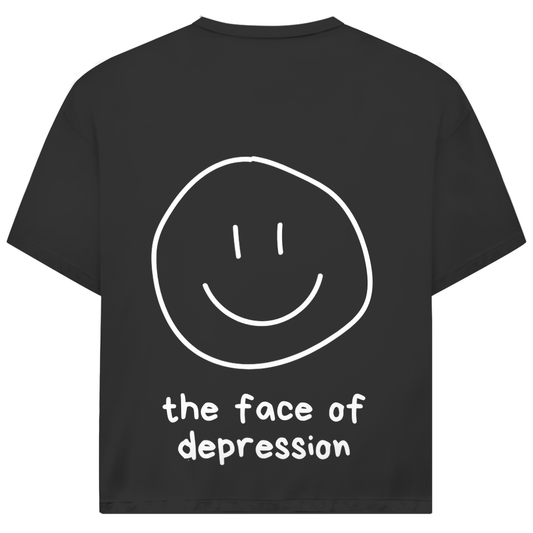 Oversize T-Shirt *the face of depression*