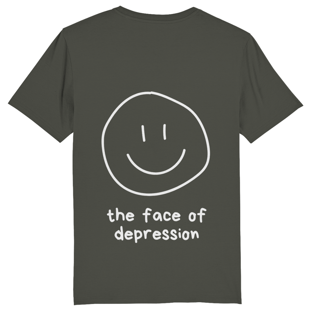Slim T-Shirt *the face of depression*