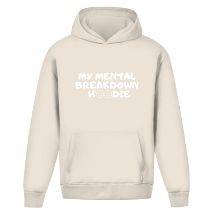 Oversize Premium Hoodie *mentalbreakdown* Front Logo