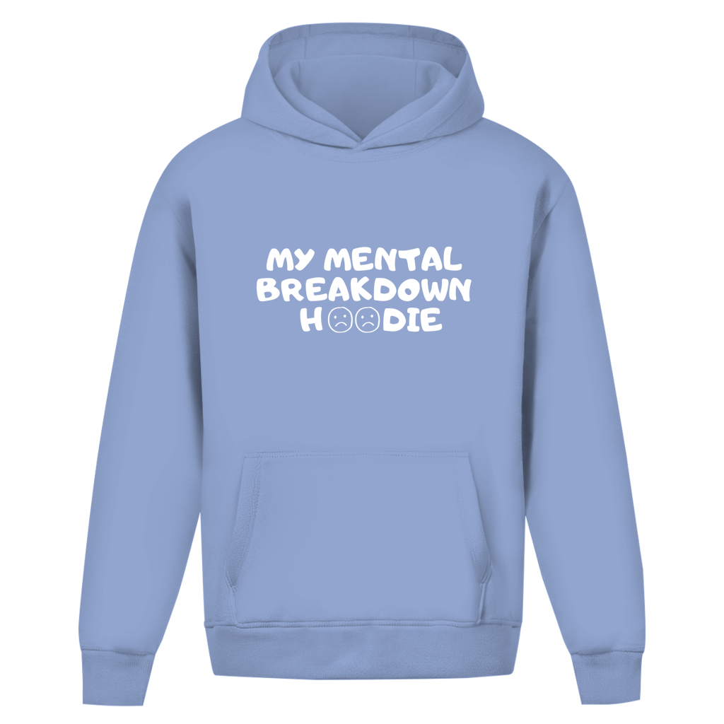 Oversize Premium Hoodie *mentalbreakdown* Front Logo