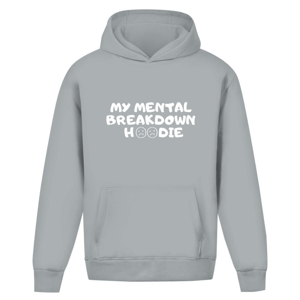 Oversize Premium Hoodie *mentalbreakdown* Front Logo