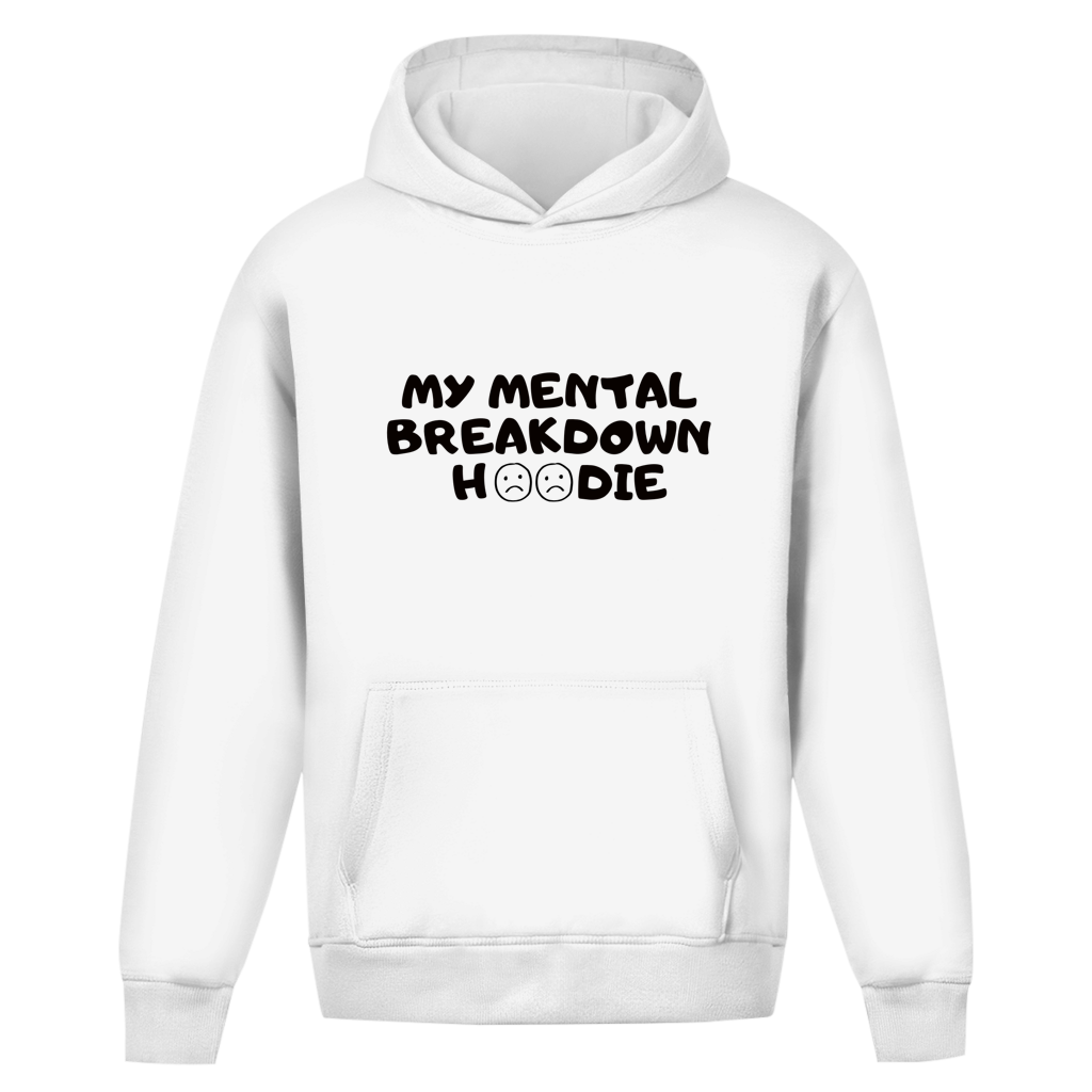 Oversize Premium Hoodie *mentalbreakdown* Front Logo
