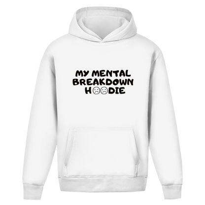 Oversize Premium Hoodie *mentalbreakdown* Front Logo