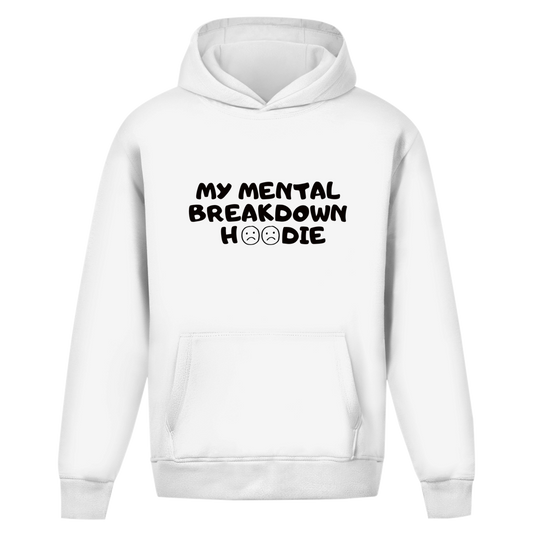 Oversize Premium Hoodie *mentalbreakdown* Front Logo
