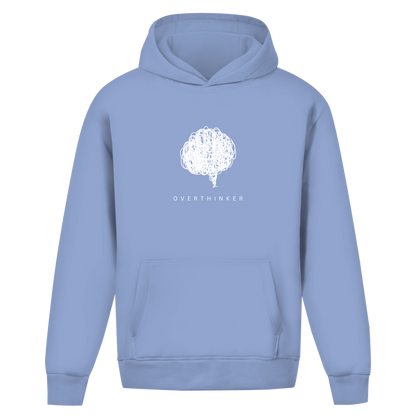 Oversize Premium Hoodie *overthinker* Front Logo