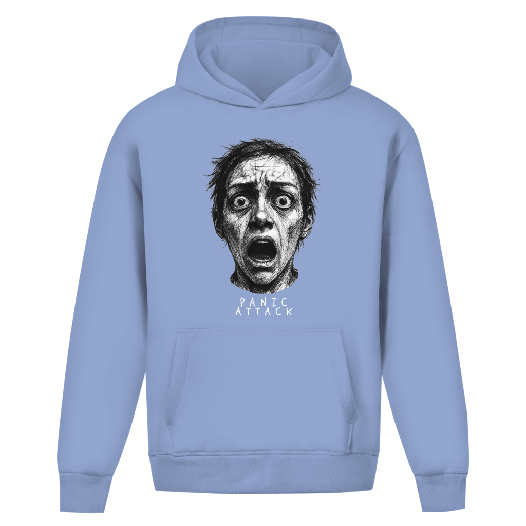 Oversize Premium Hoodie *Panic Attack* Front Logo
