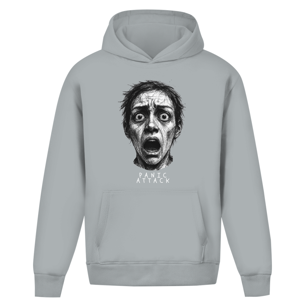 Oversize Premium Hoodie *Panic Attack* Front Logo
