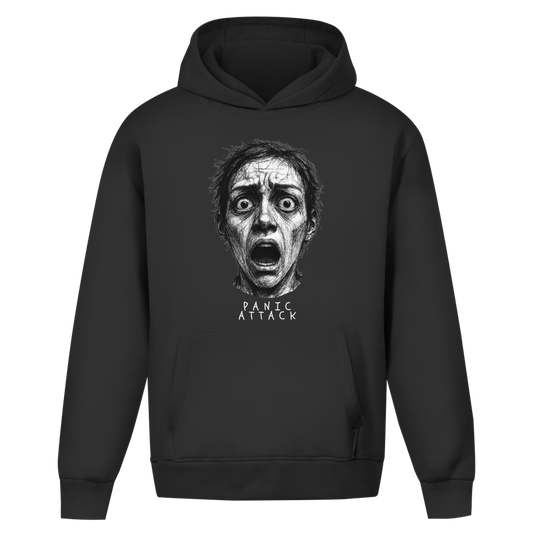 Oversize Premium Hoodie *Panic Attack* Front Logo
