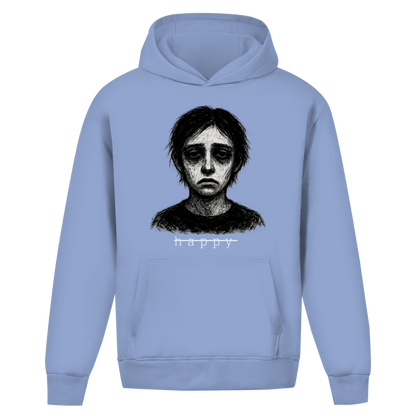 Oversize Premium Hoodie *unhappy* Front Logo