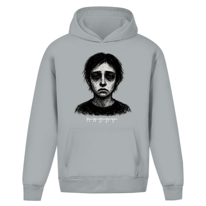 Oversize Premium Hoodie *unhappy* Front Logo