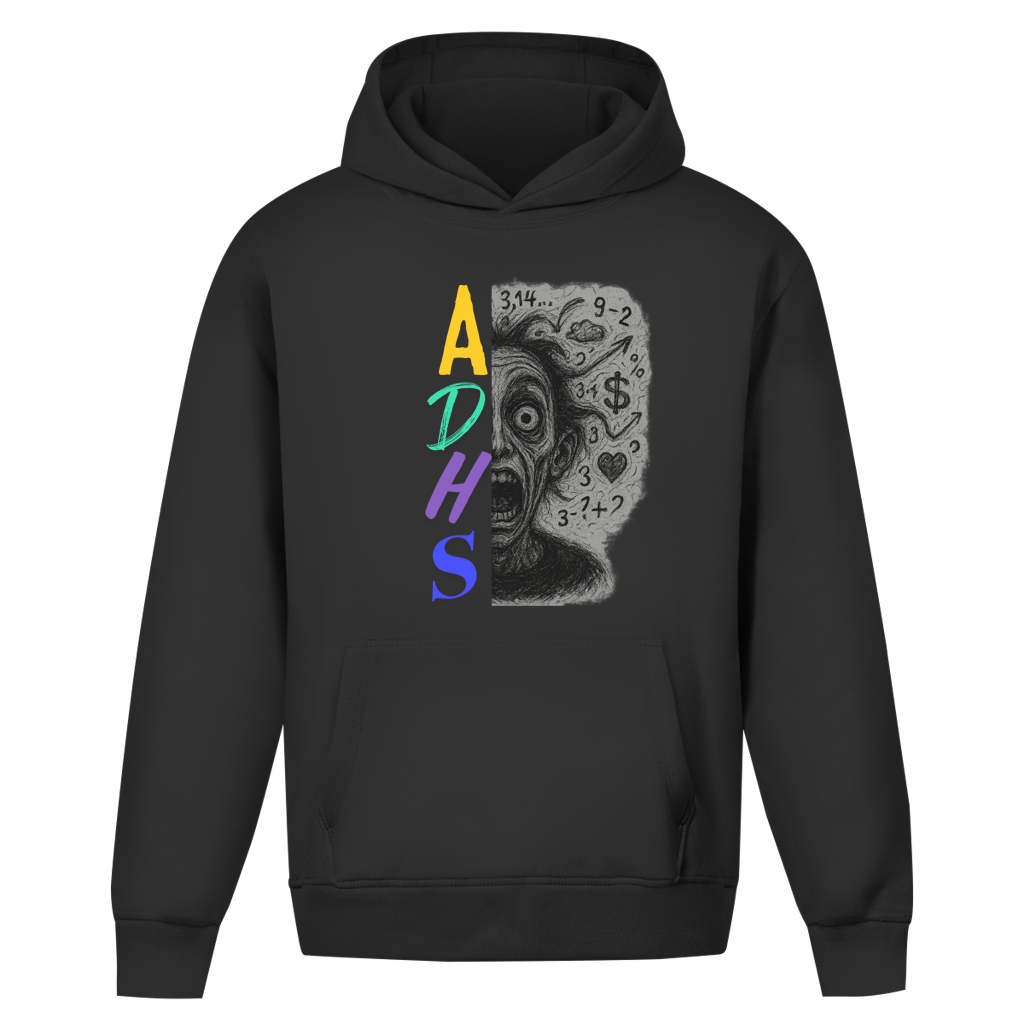 Oversize Premium Hoodie *ADHS* Front Logo