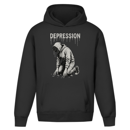 Oversize Premium Hoodie *Downfall* Front Logo
