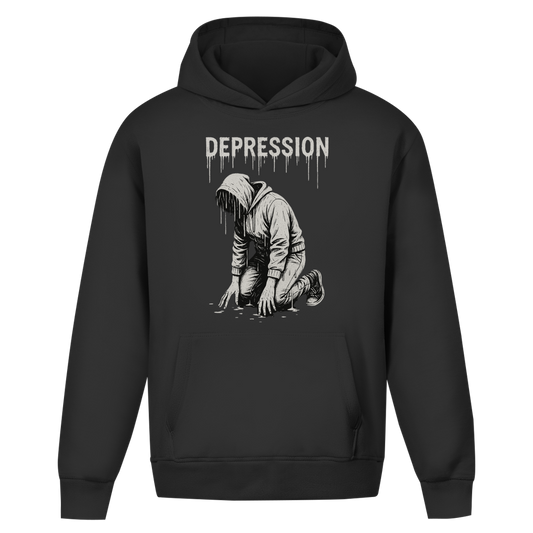 Oversize Premium Hoodie *Downfall* Front Logo