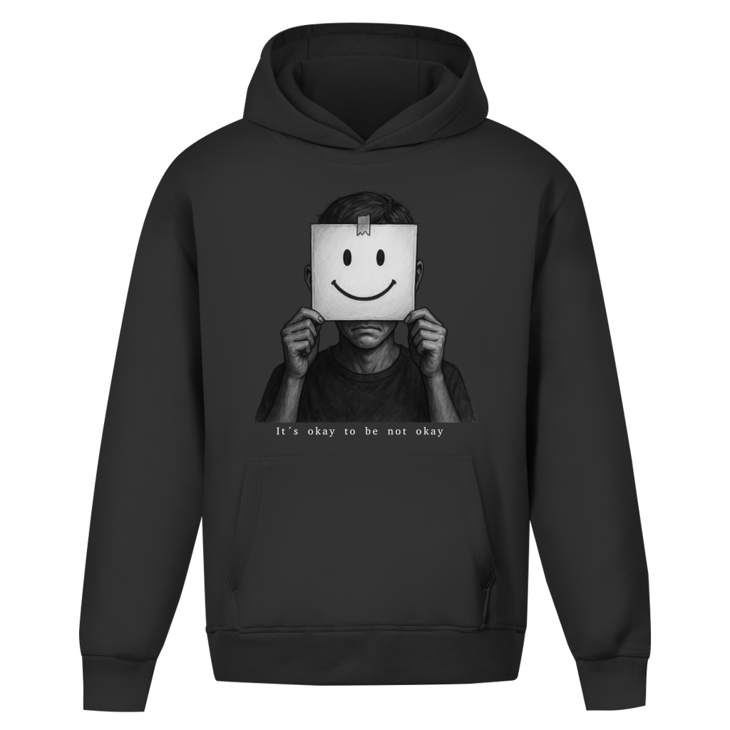 Oversize Premium Hoodie *Mask-Kid* Front Logo