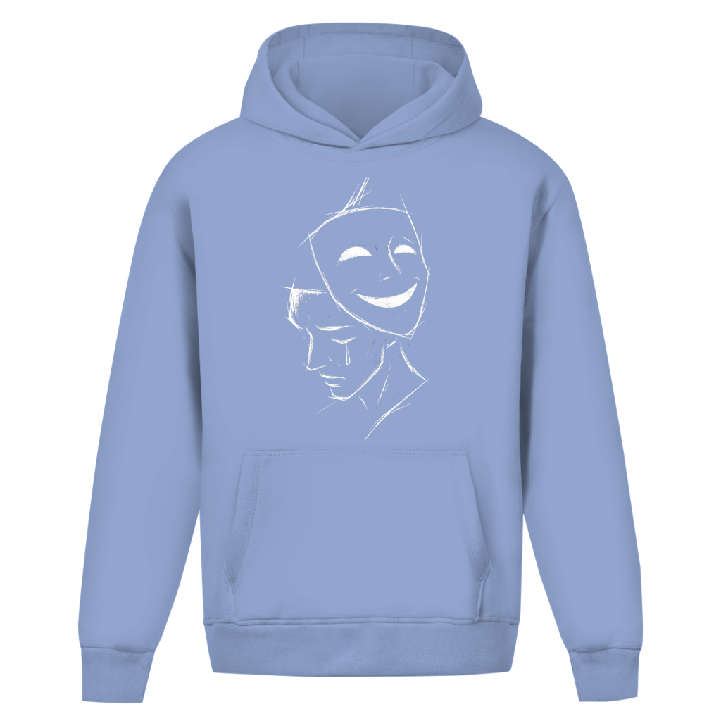 Oversize Premium Hoodie *Mask* Front Logo