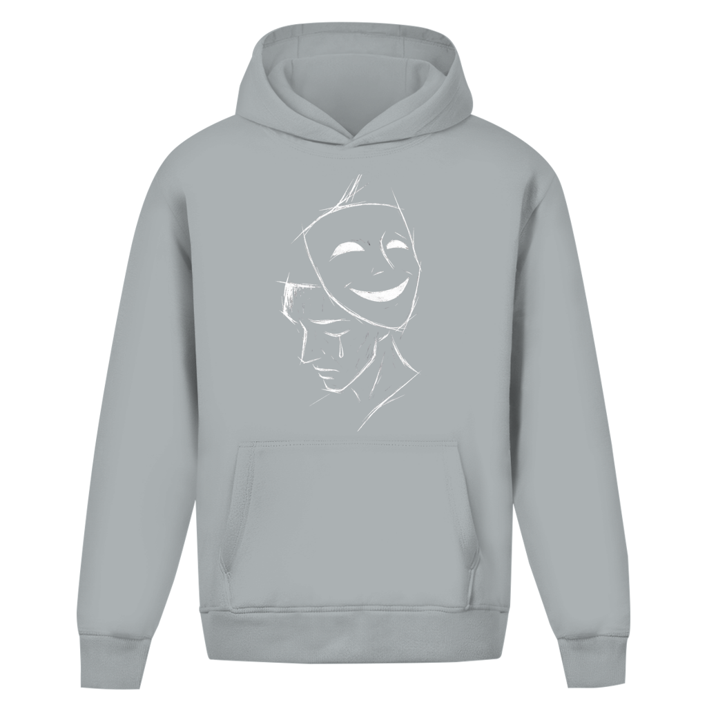 Oversize Premium Hoodie *Mask* Front Logo