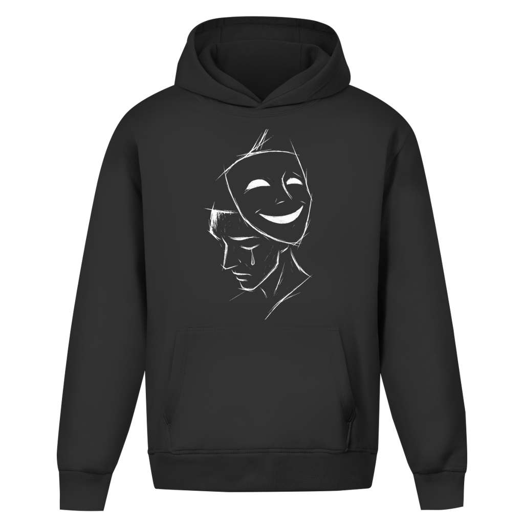 Oversize Premium Hoodie *Mask* Front Logo