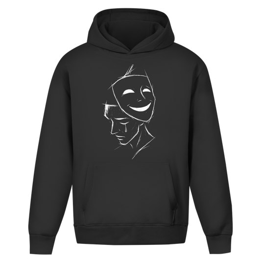 Oversize Premium Hoodie *Mask* Front Logo