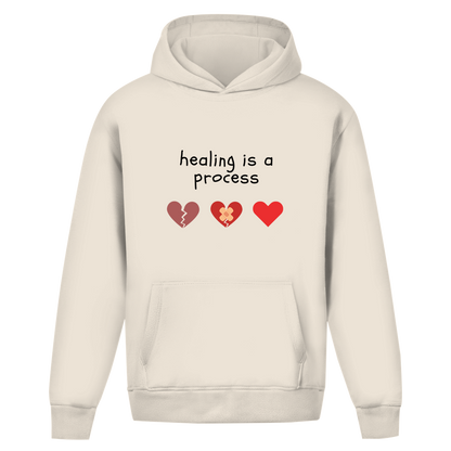 Oversize Premium Hoodie *Healing* Front Logo