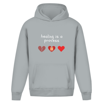 Oversize Premium Hoodie *Healing* Front Logo