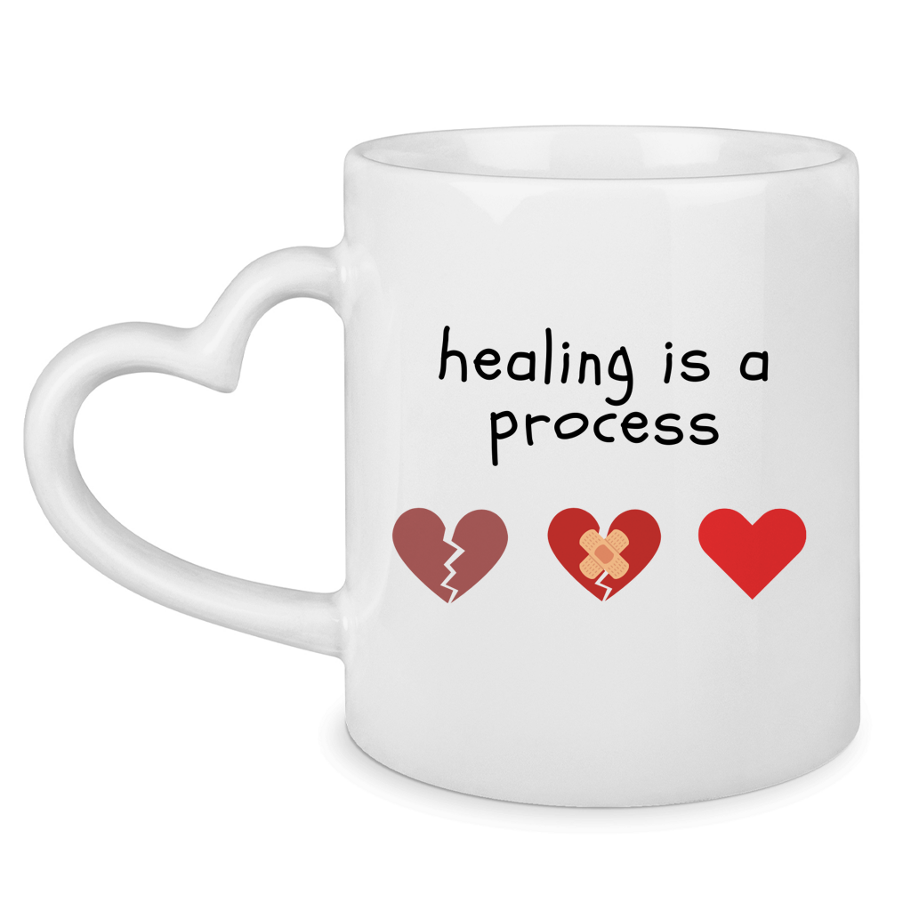 Tasse mit Herzhenkel *Healing*