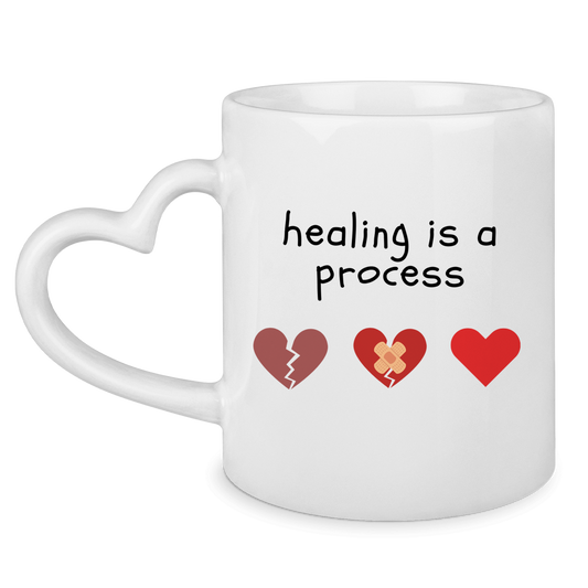 Tasse mit Herzhenkel *Healing*