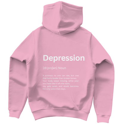 Unisex Hoodie *depression. duden* Back Logo
