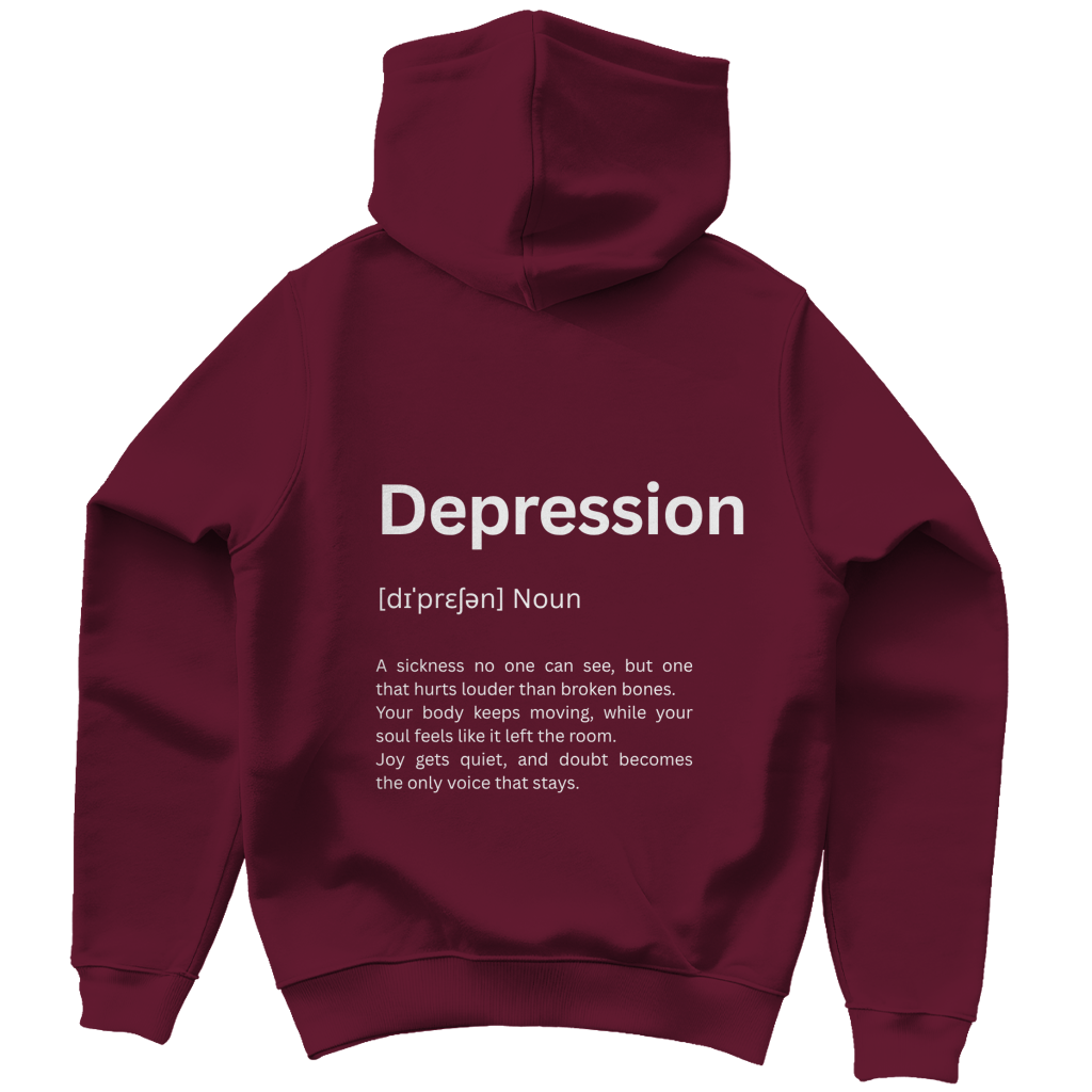 Unisex Hoodie *depression. duden* Back Logo