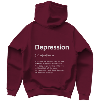 Unisex Hoodie *depression. duden* Back Logo