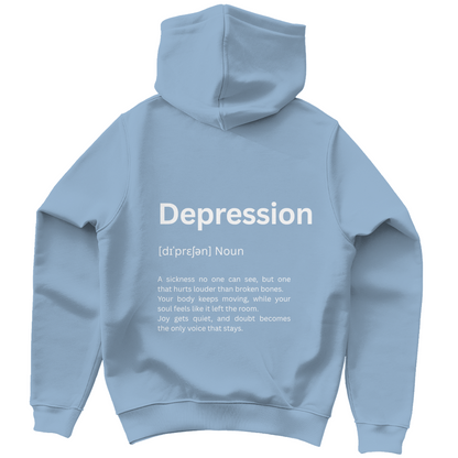 Unisex Hoodie *depression. duden* Back Logo