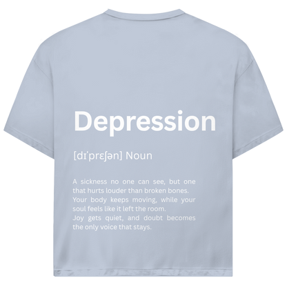 Oversize T-Shirt *Depression. Duden* Back Logo
