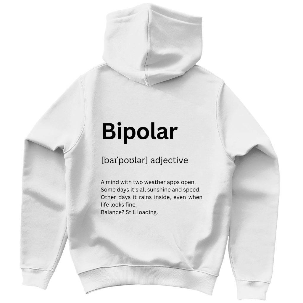 Unisex Hoodie *Bipolar. Duden* Back Logo